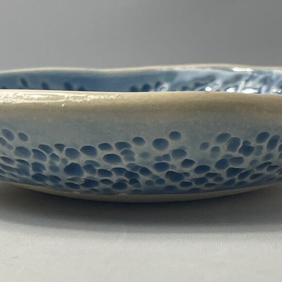 Signed Tree ofโ Hearts Art Pottery Handmade Artisan Trinket Dish by Janecka EUC - Picture 4 of 6